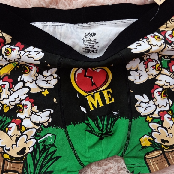 Nwt Zelda's Link & chickens meme super comfy boxer briefs for men or women! - Picture 3 of 8